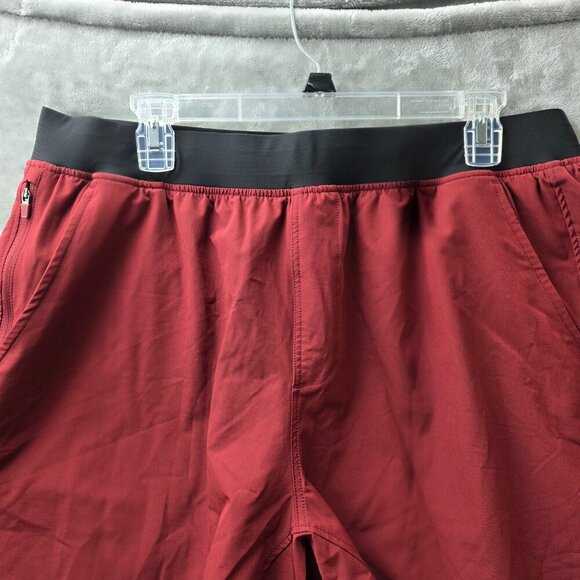 Baleaf Men’s XL Workout Shorts Red Stretch - Picture 2 of 13